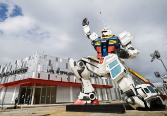 Life-sized Gundam robot statue completed for 2025 World Expo 